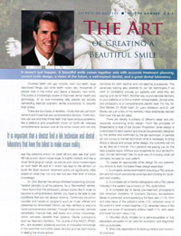 Aesthetic Dentistry magazine page
